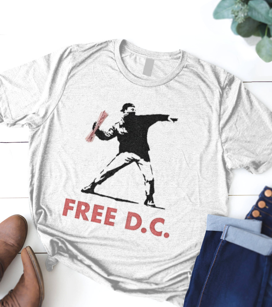 2025 Free D.C. Sandwich Guy Iconic Street Art Style T-Shirt