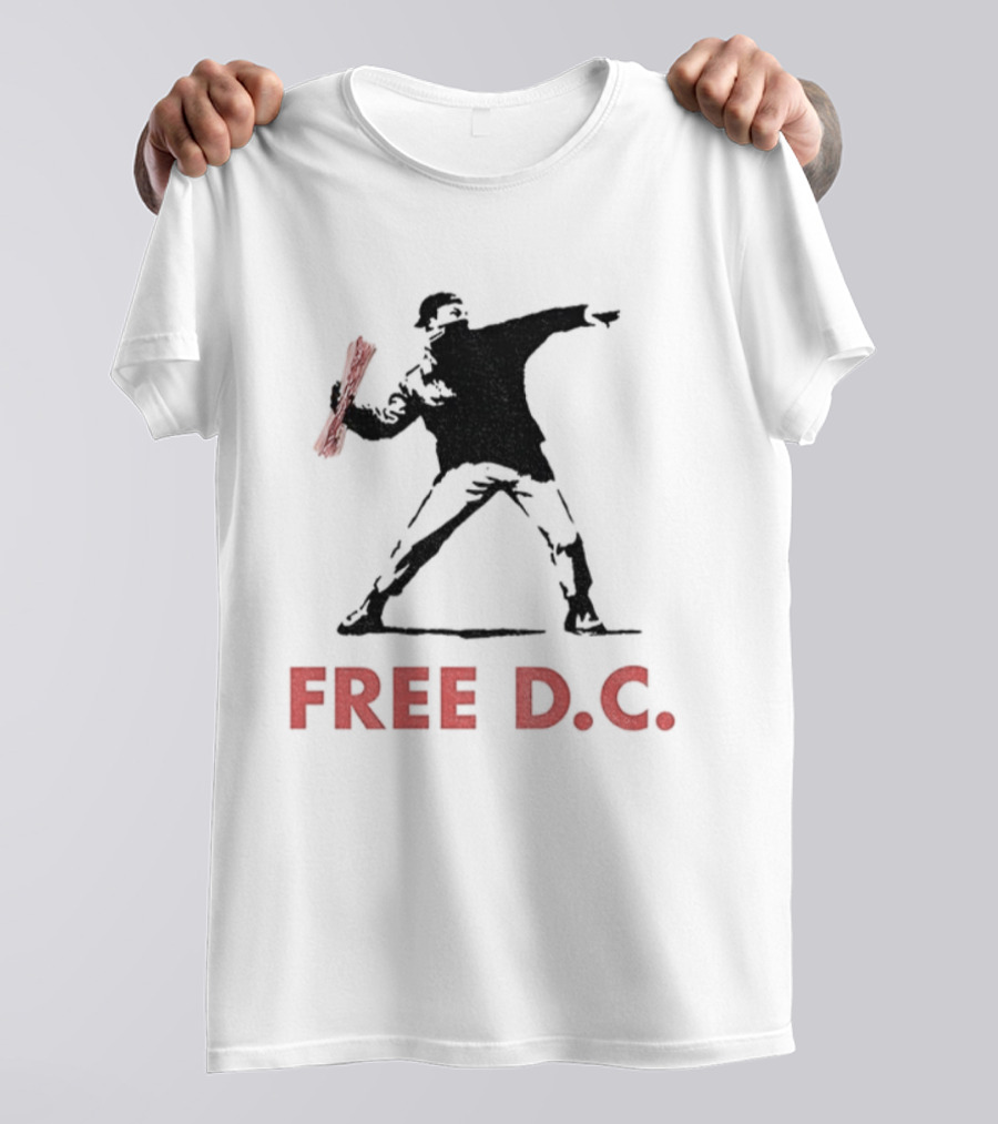 2025 Free D.C. Sandwich Guy Iconic Street Art Style T-Shirt