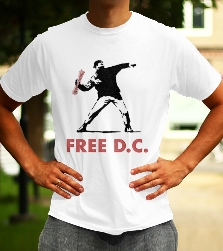 2025 Free D.C. Sandwich Guy Iconic Street Art Style T-Shirt