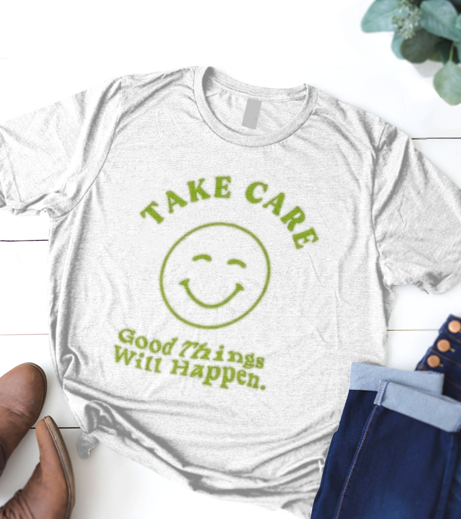 Anne Marie Take Care Smiley Good Things Will Happen T-Shirt