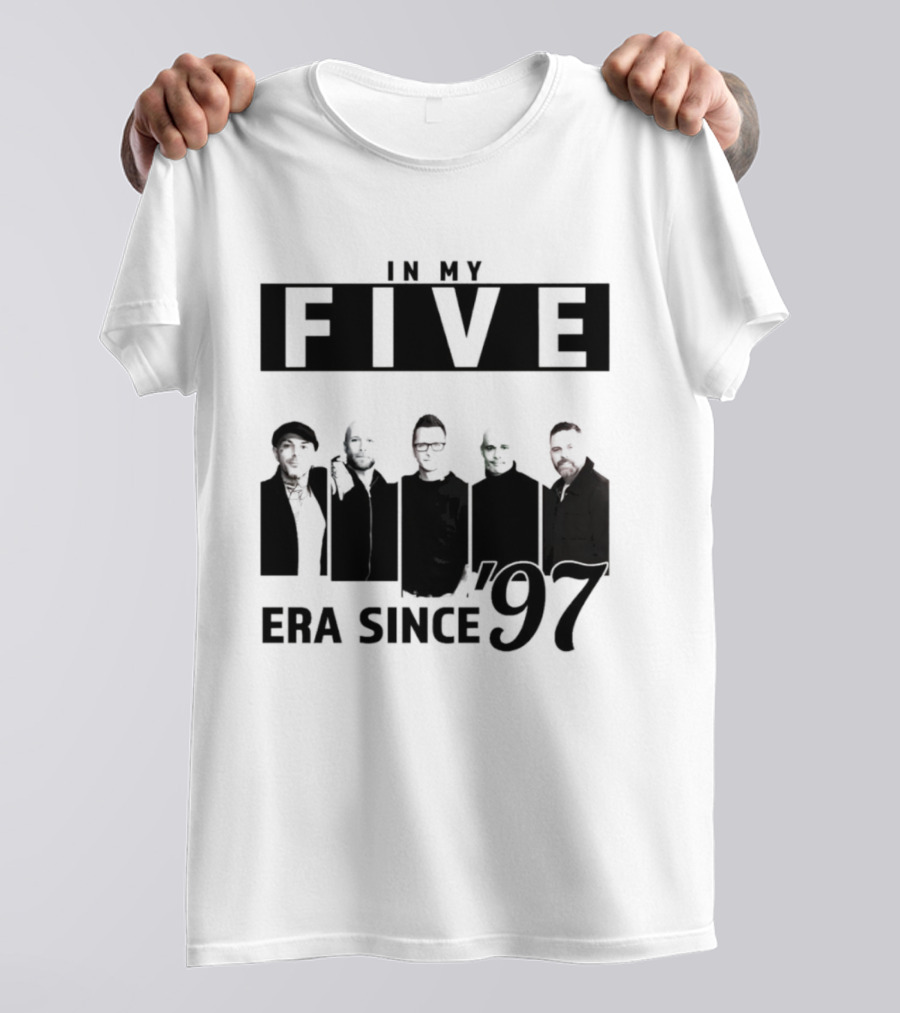 FIVE Boyband My Era Since 97 Concert T-Shirt