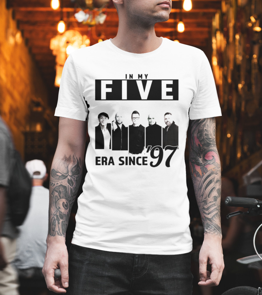 FIVE Boyband My Era Since 97 Concert T-Shirt