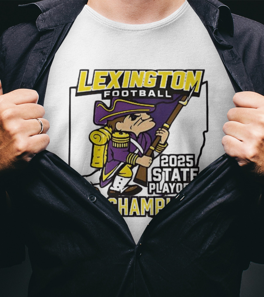 Lexington Football 2025 State Playoffs OCC Champions T-Shirt