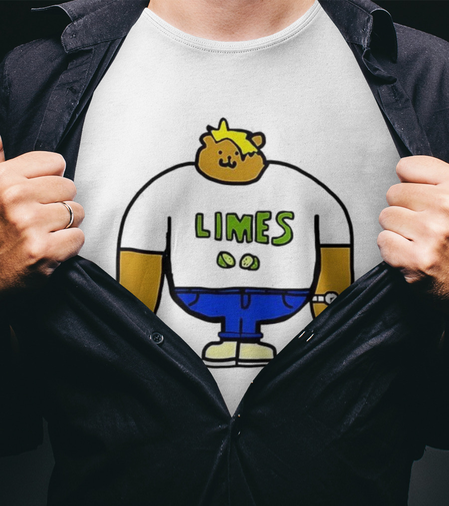 Limes Shayne Character With Lime Slices T-Shirt