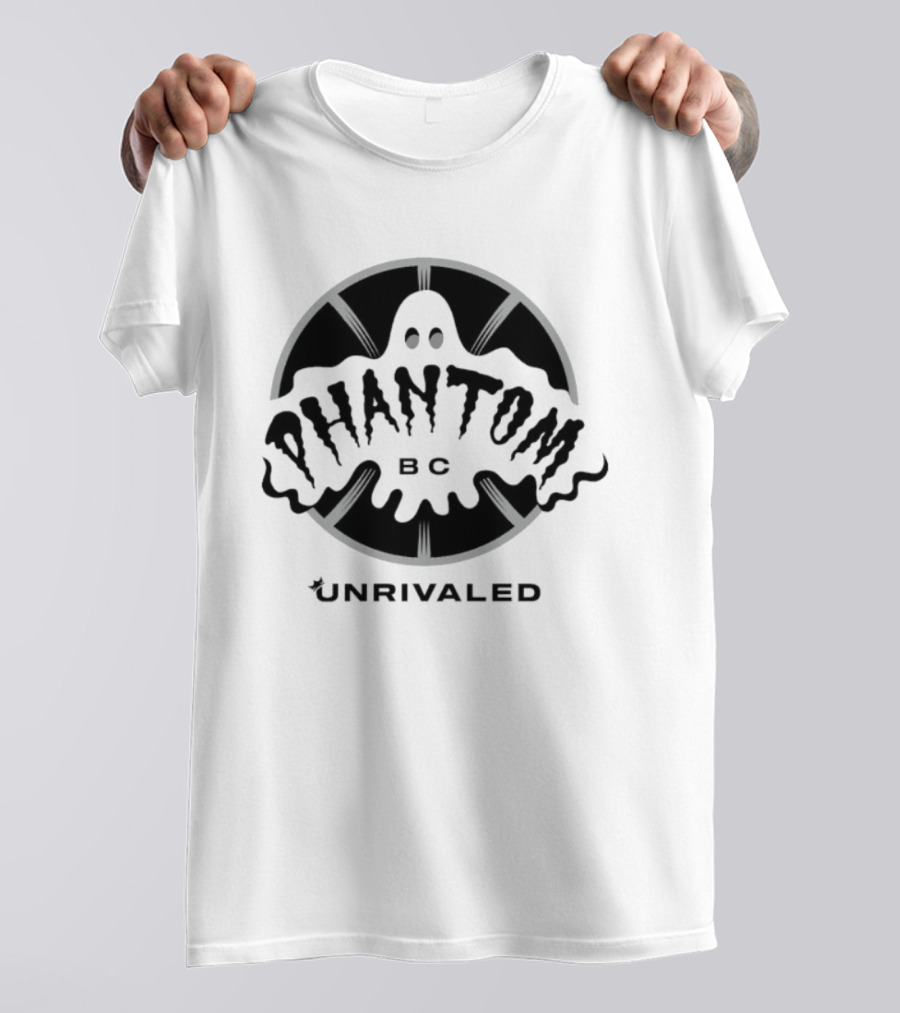 Unrivaled Phantom BC Ghost Basketball Club Emblem T-Shirt