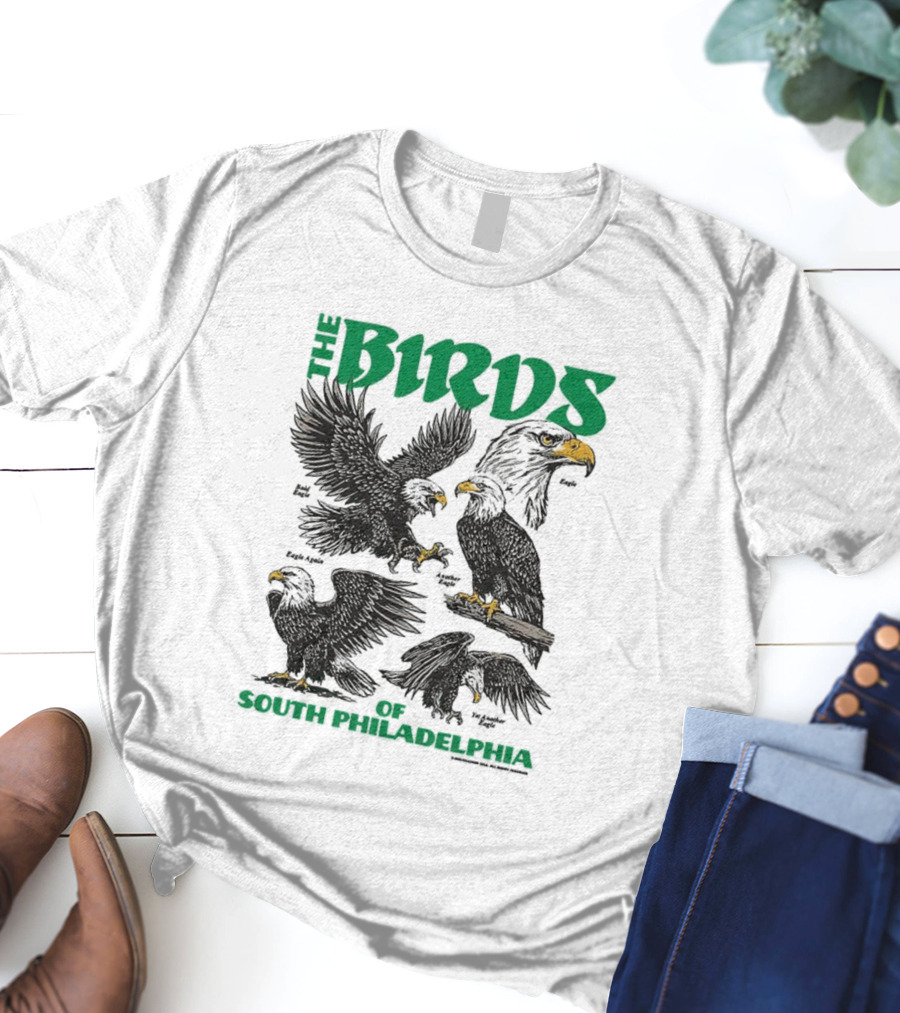 Philadelphia Eagles The Birds Of South Philadelphia Iconic Team Spirit T-Shirt