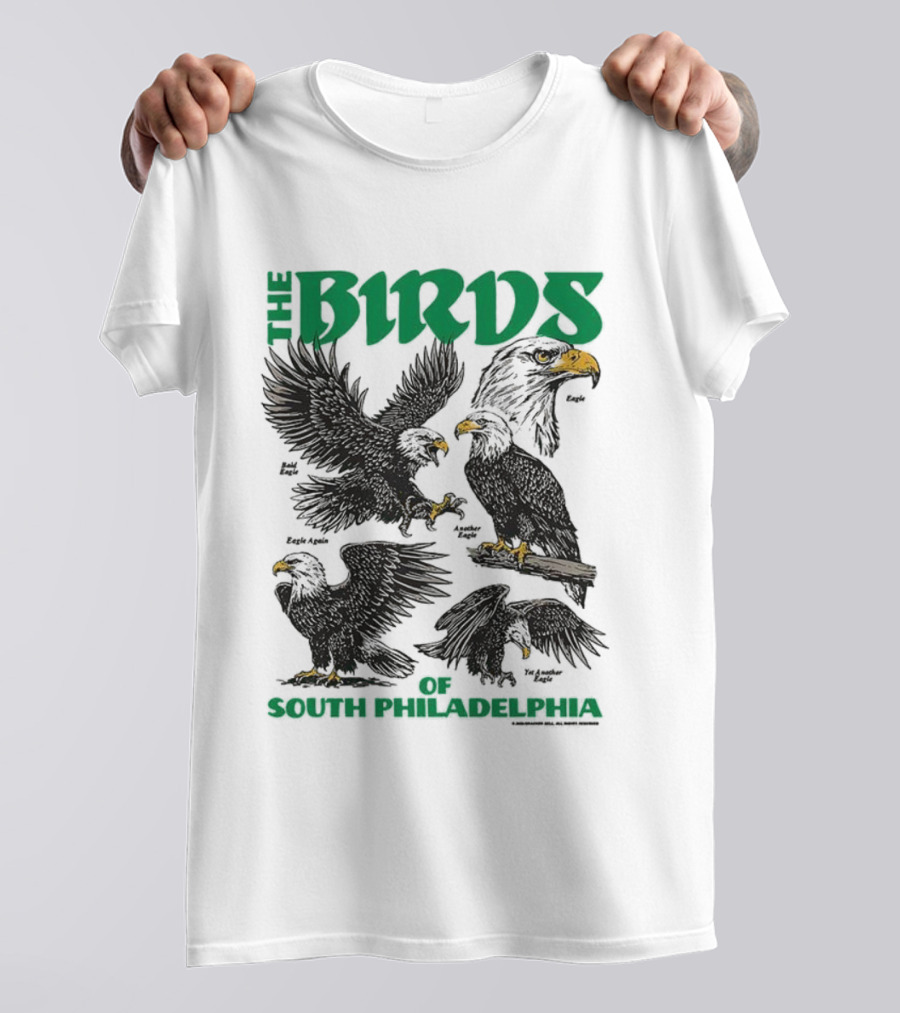Philadelphia Eagles The Birds Of South Philadelphia Iconic Team Spirit T-Shirt