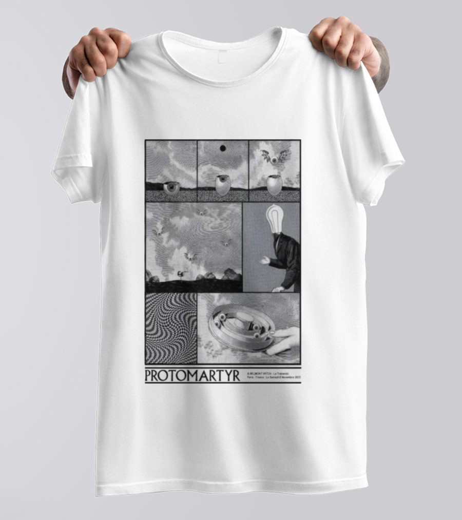 Protomartyr A Brilliant Wretch La Trabendo Paris France Le Samedi 8 Novembre 2025 Concerts T-Shirt