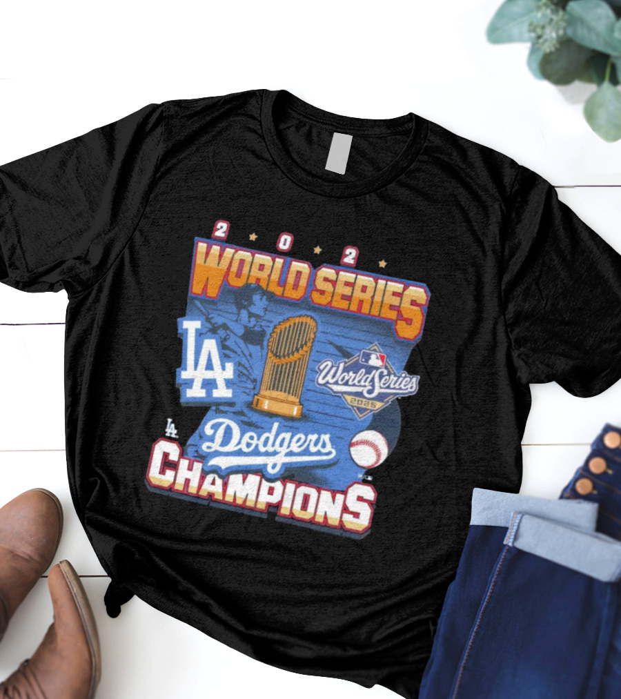 Los Angeles Dodgers 2025 World Series Champions MLB Takashi T-Shirt
