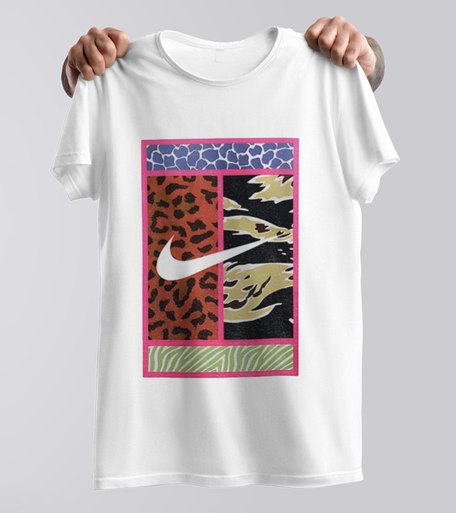 Carlos Alcaraz Nike Dri-FIT Court Swoosh Animal Print 갱스터 T-Shirt