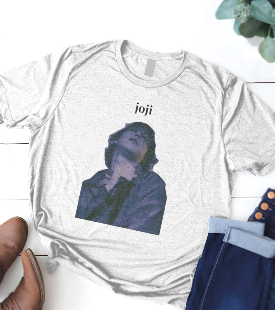 Joji Singer Mic Moment Blue Jacket Performance T-Shirt
