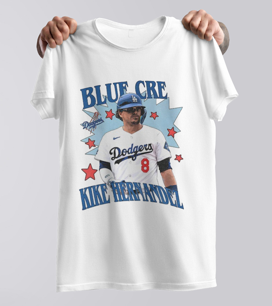 Kiké Hernández Dodgers Blue Crew Los Angeles MLB Baseball 2025 T-Shirt