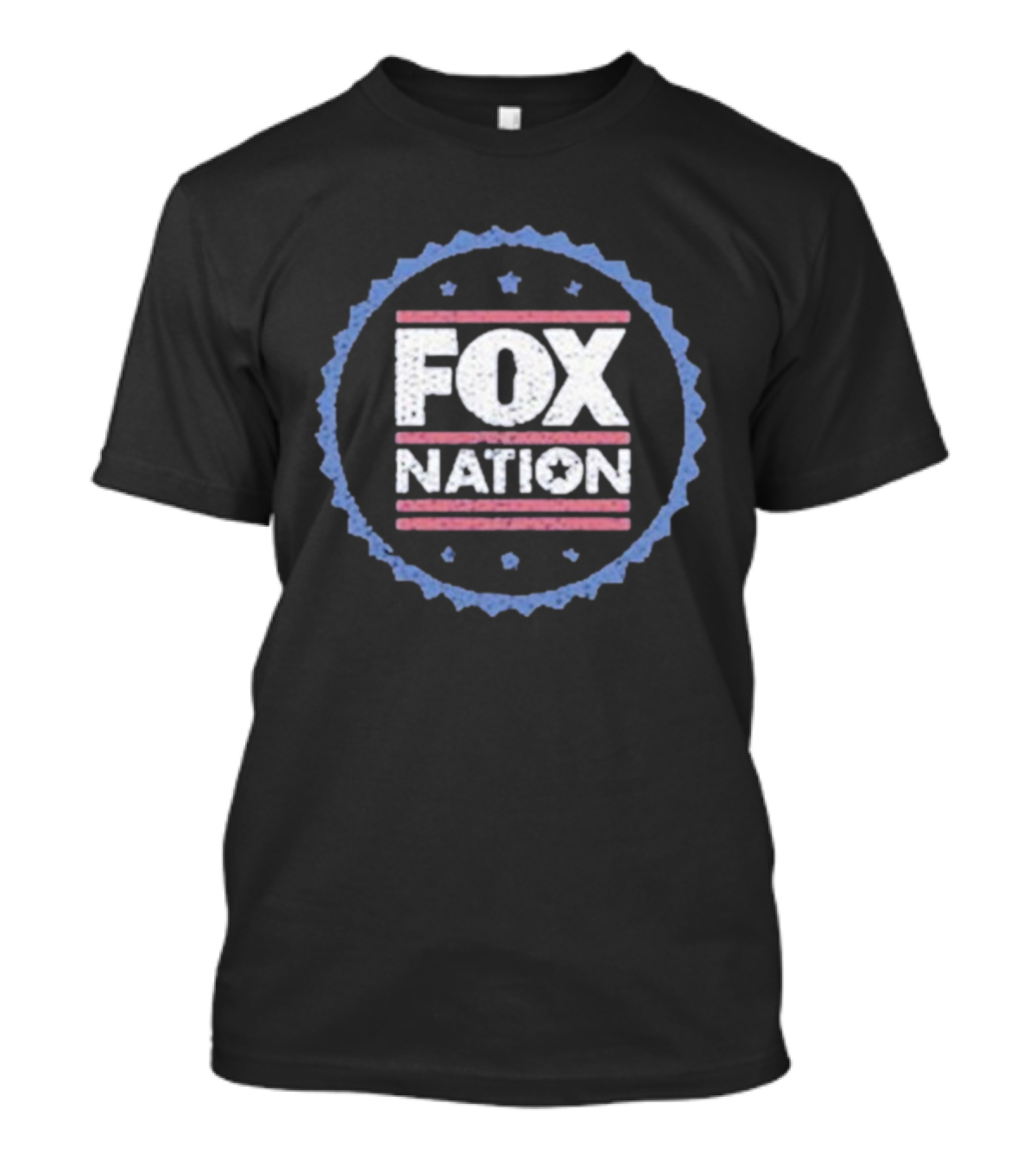 FOX Nation Badge Stars And Stripes Emblem T-Shirt