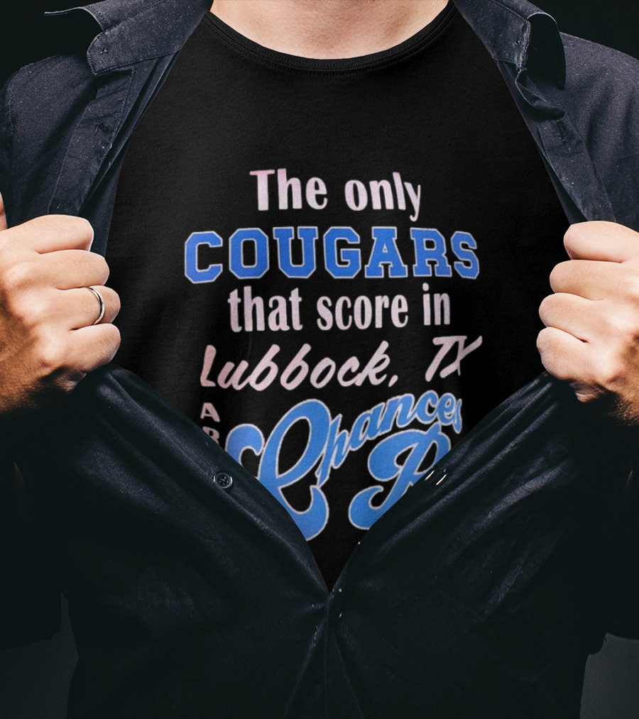 BYU Cougars Score In Lubbock TX At Chances R T-Shirt