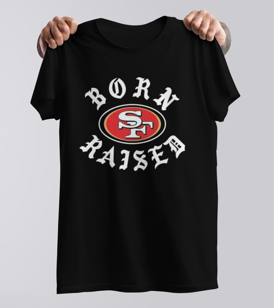 San Francisco 49ers Born X Raised SF Logo T-Shirt