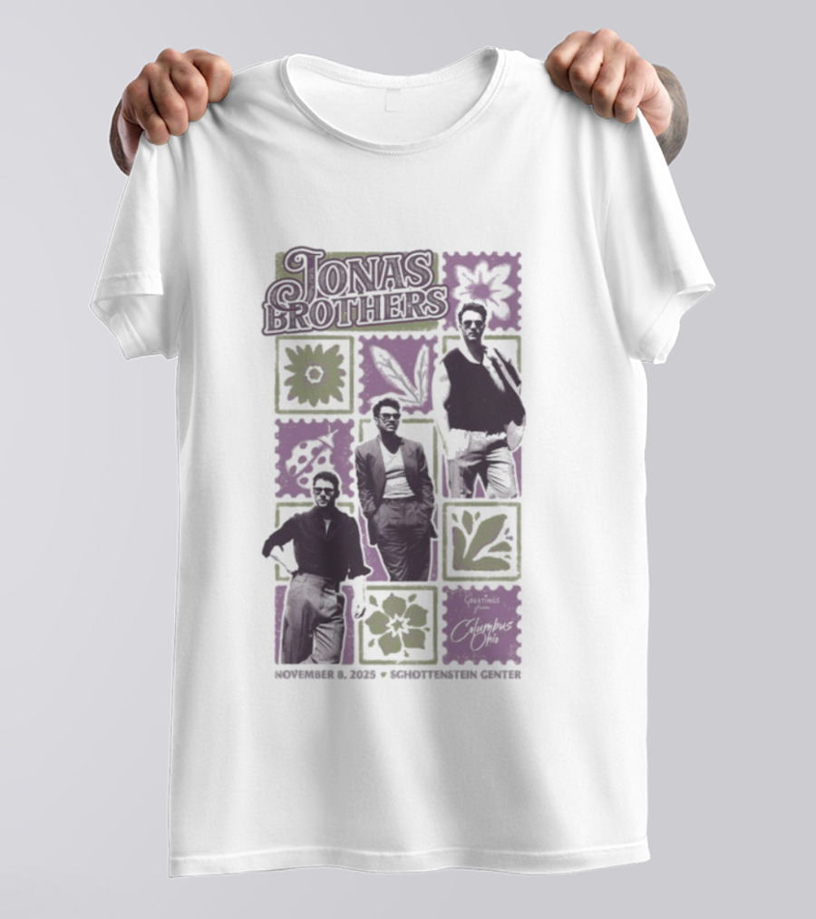 Jonas Brothers 2025 Value City Arena Columbus OH Nov 08 T-Shirt