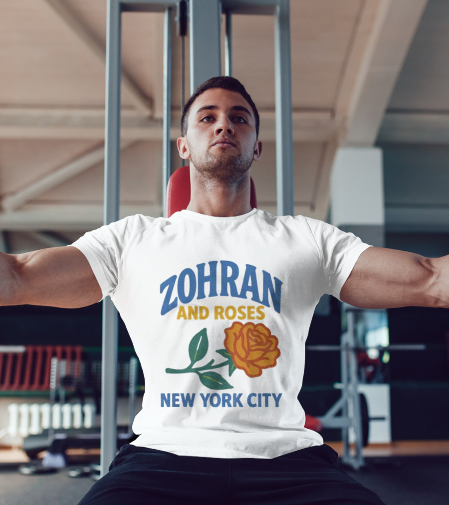 Zohran And Roses New York City Roti And Roses Mayor Mamdani T-Shirt
