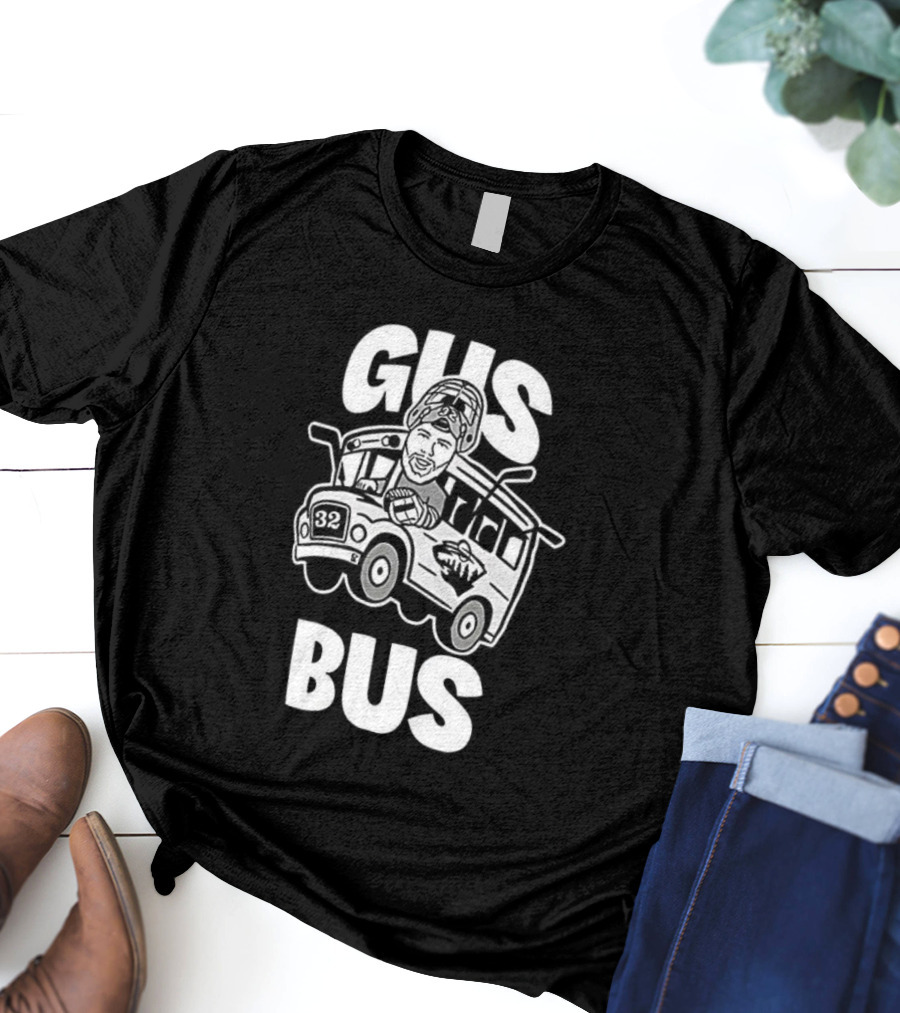 Gus Bus All Aboard Zach Parise Minnesota Wild Hockey T-Shirt
