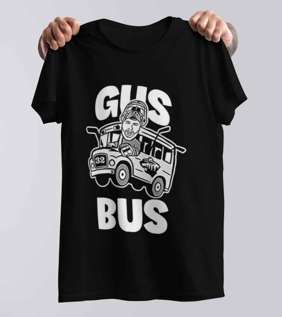 Gus Bus All Aboard Zach Parise Minnesota Wild Hockey T-Shirt