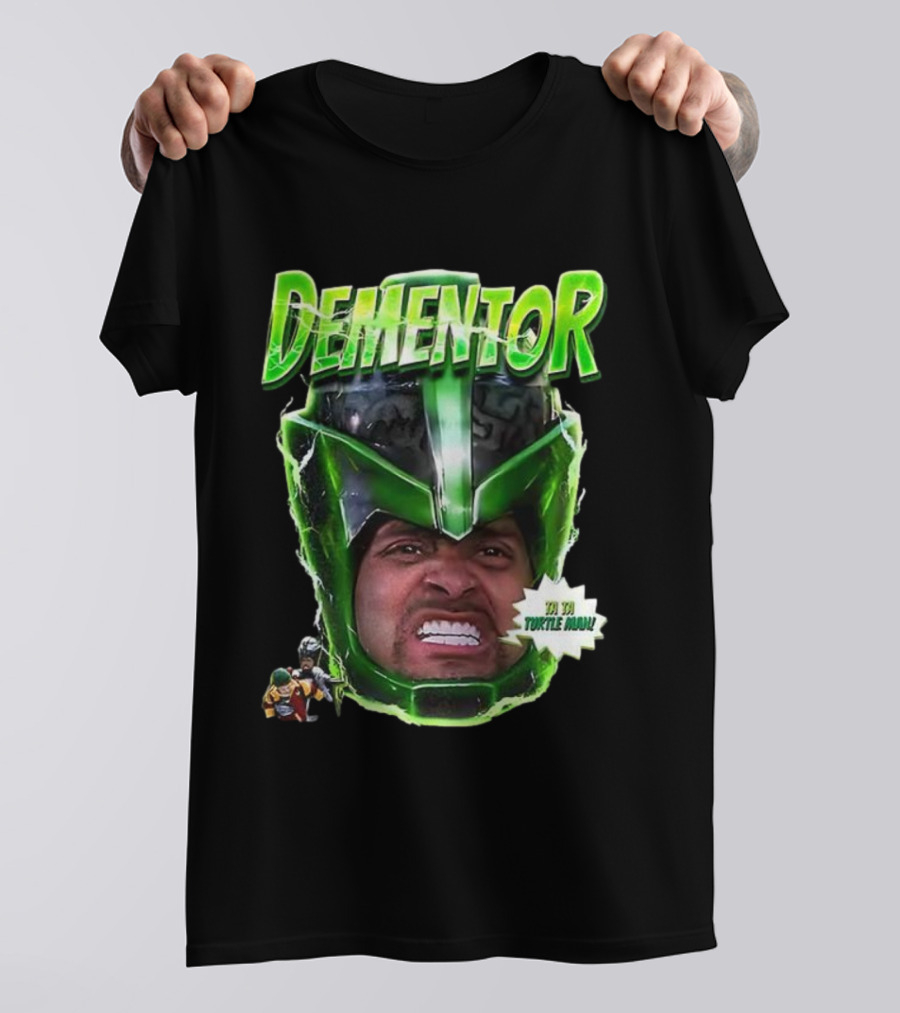 Dementor Jingle All The Way Ta Ta Turtle Man Face T-Shirt