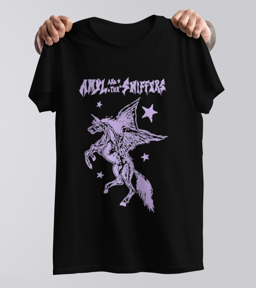 Amyl And The Sniffers Old Town Road Starry Pegasus T-Shirt