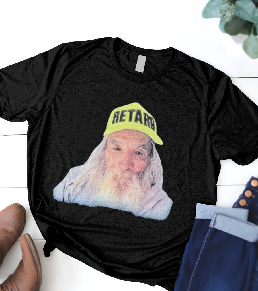RETARD Fuji Parody Hat Old Man Iconic Style T-Shirt