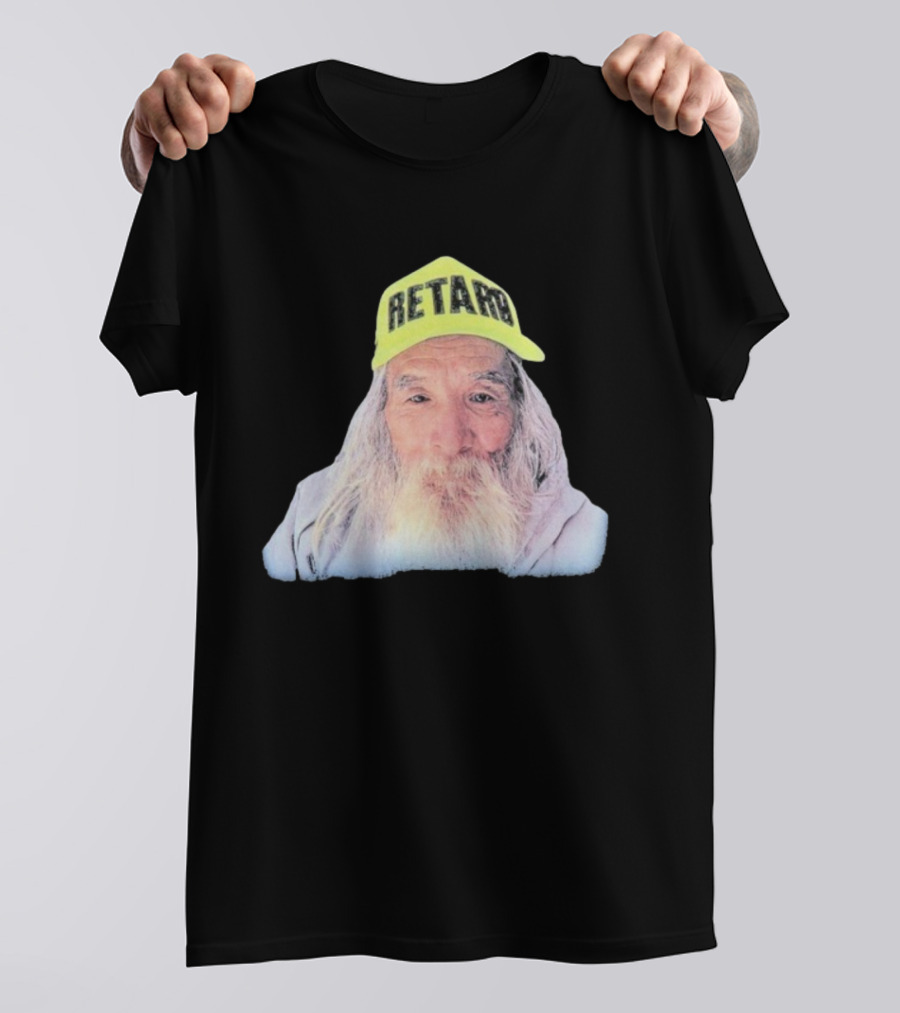 RETARD Fuji Parody Hat Old Man Iconic Style T-Shirt