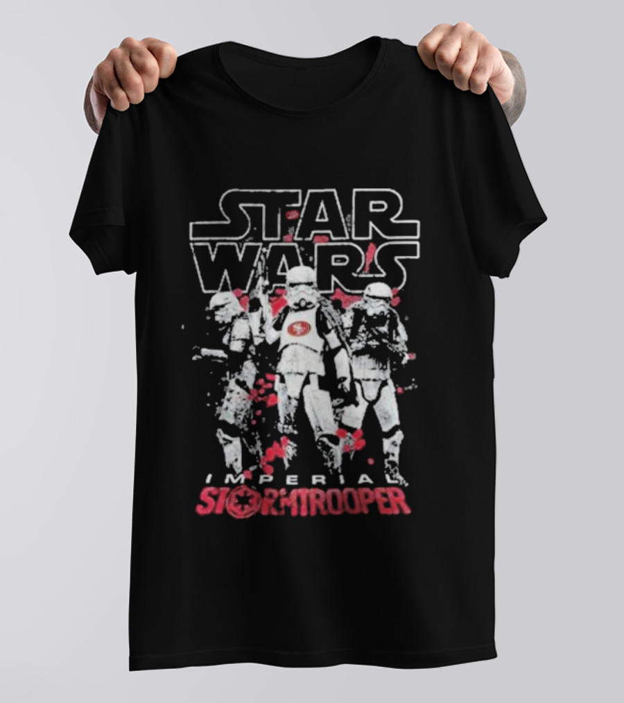 Star Wars San Francisco 49ers Imperial Stormtrooper NFL 2025 T-Shirt