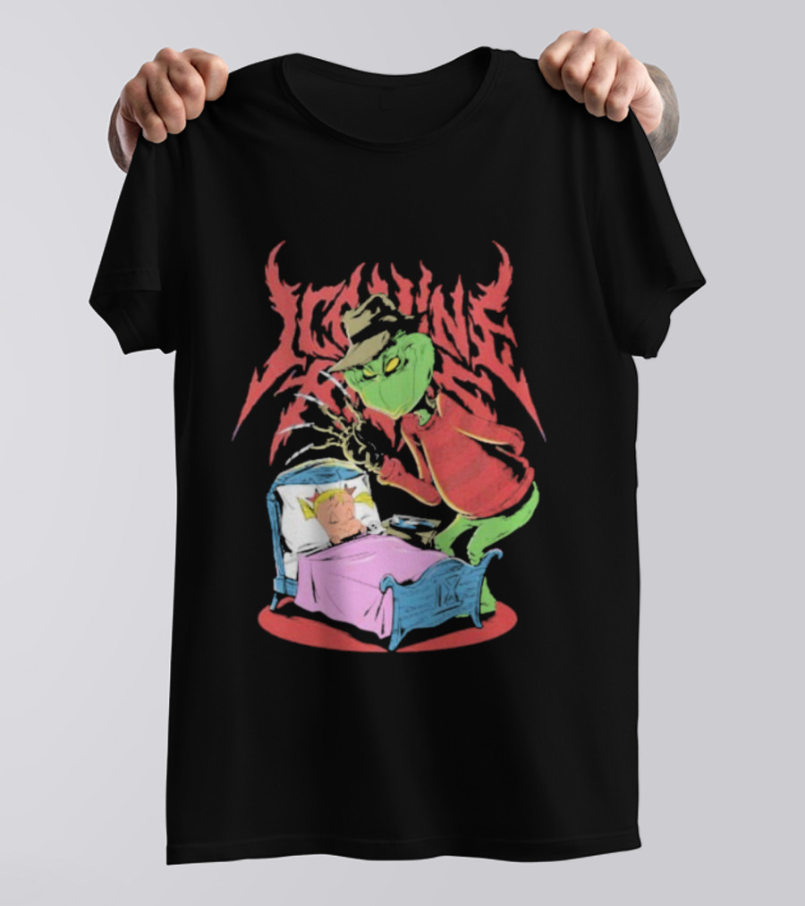 Ice Nine Kills Horror Christmas Crossover With The Grinch And Freddy Krueger T-Shirt