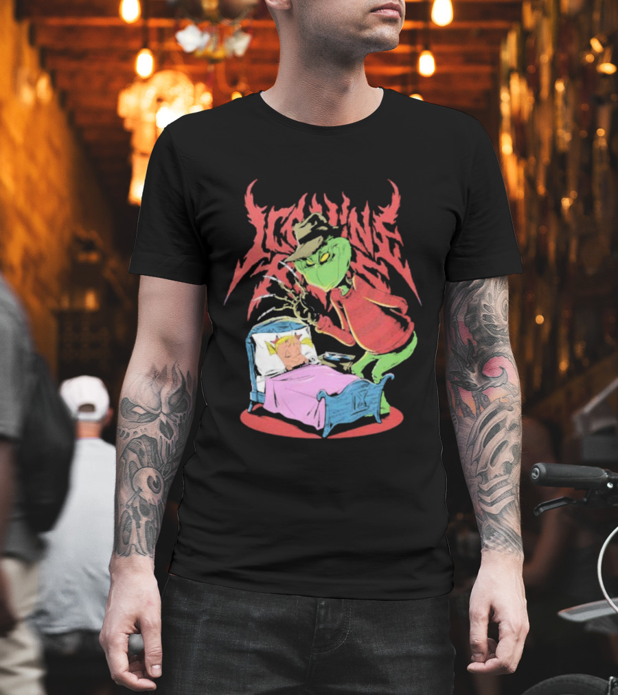 Ice Nine Kills Horror Christmas Crossover With The Grinch And Freddy Krueger T-Shirt