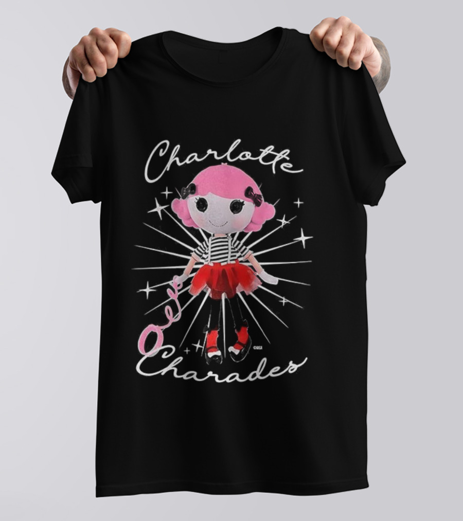 Lalaloopsy Charlotte Charades Pink Hair Red Skirt Character T-Shirt