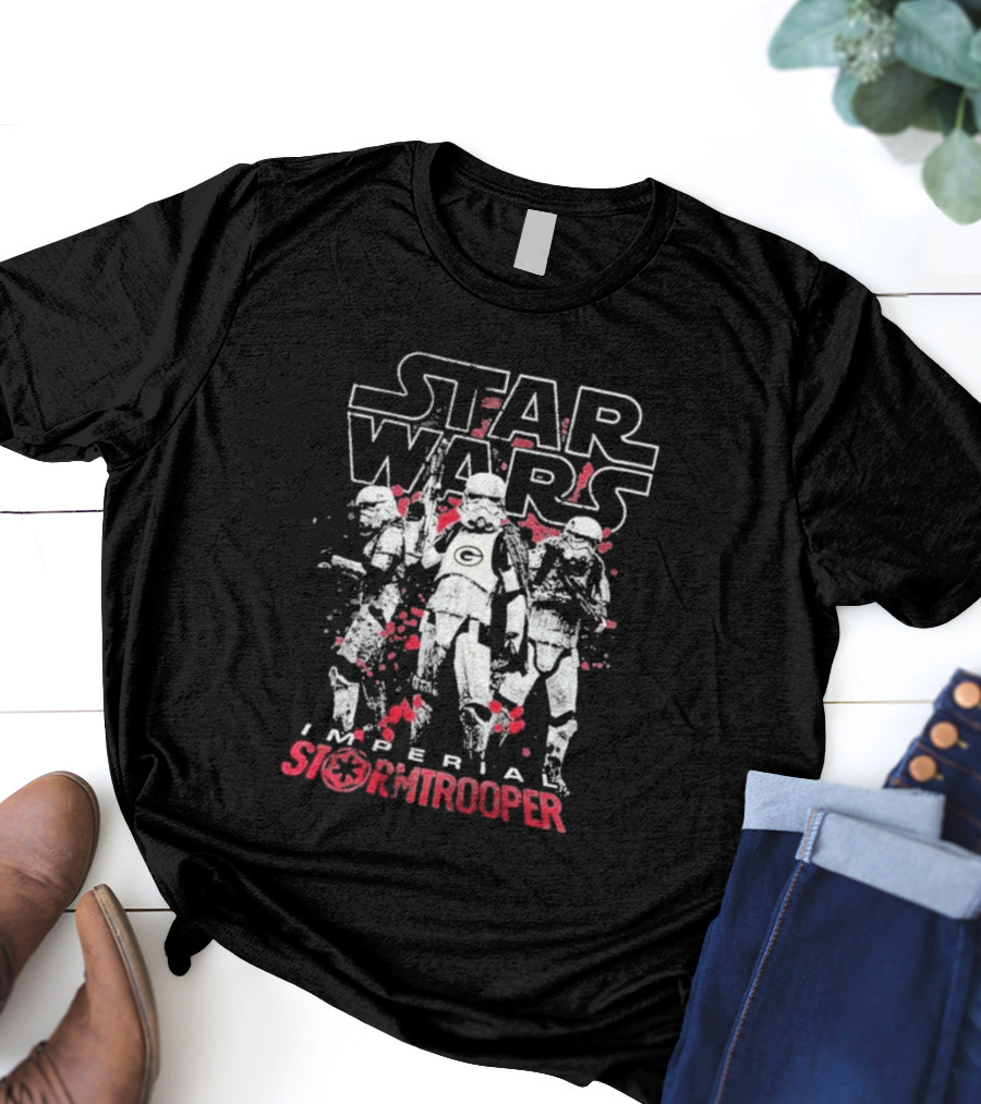 Star Wars Imperial Stormtrooper 2025 NFL Green Bay Packers T-Shirt