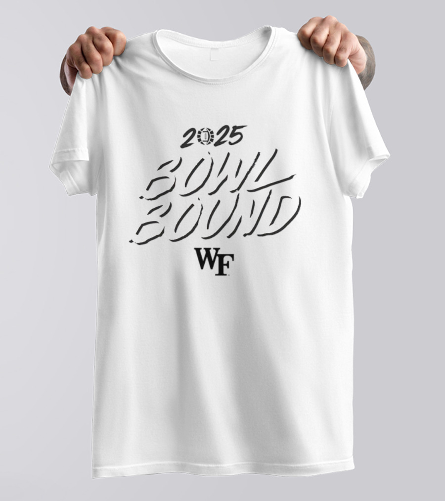 2025 Bowl Bound WF Wake Forest University T-Shirt