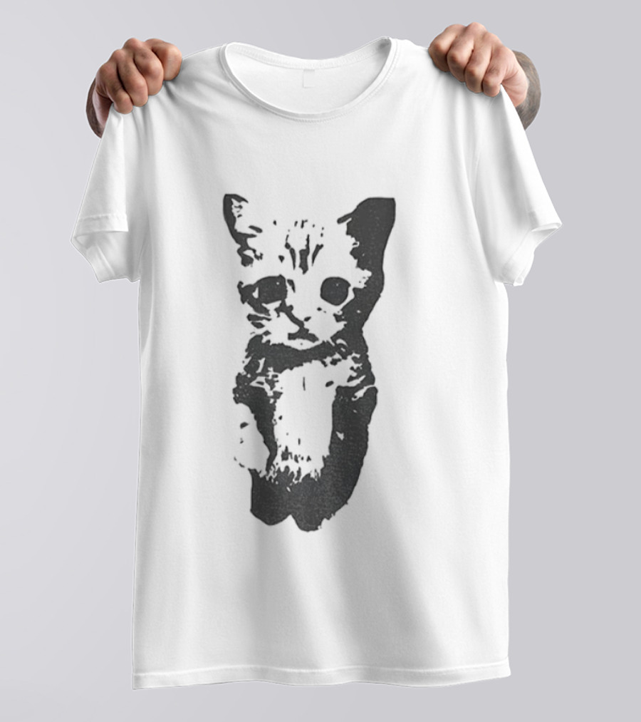 Cute Cat Funny Whimsical Feline Charm T-Shirt