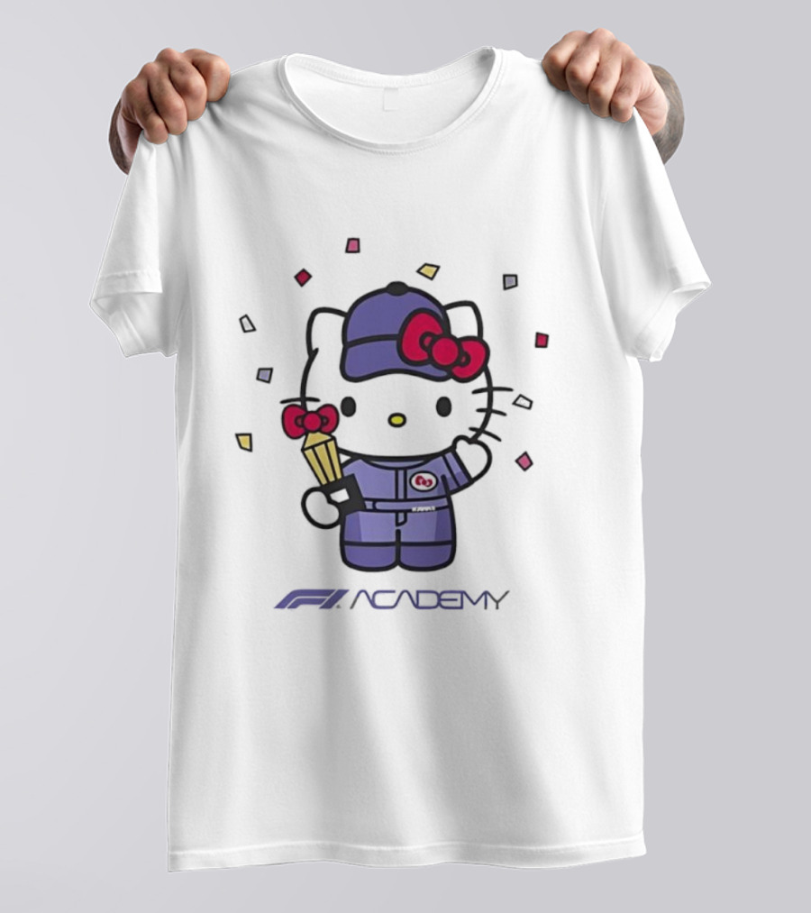 Hello Kitty F1 Academy 2025 Racing Collaboration T-Shirt