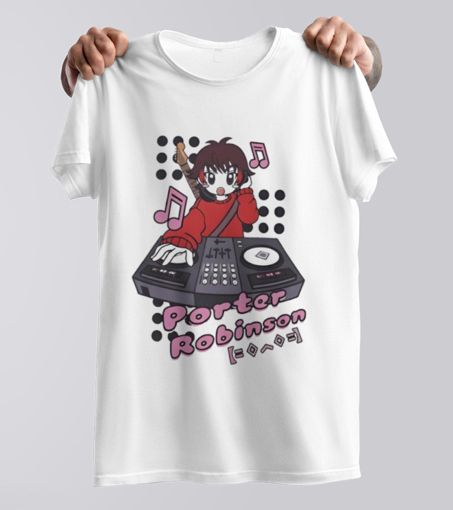 Porter Robinson DJ Anime Music Mixer T-Shirt