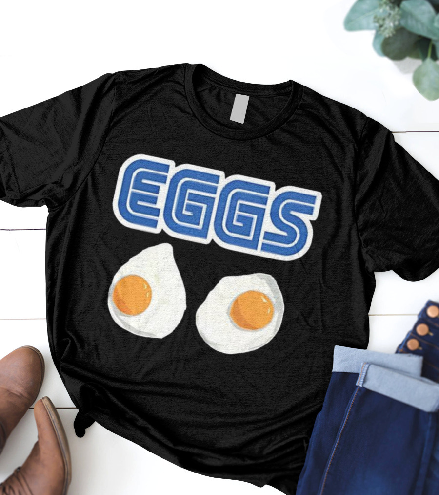 EGGS Funny Two Fried Parody Tunic T-Shirt