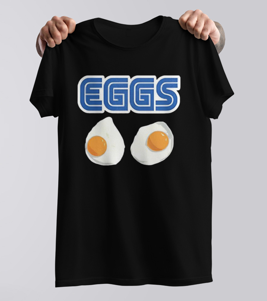 EGGS Funny Two Fried Parody Tunic T-Shirt