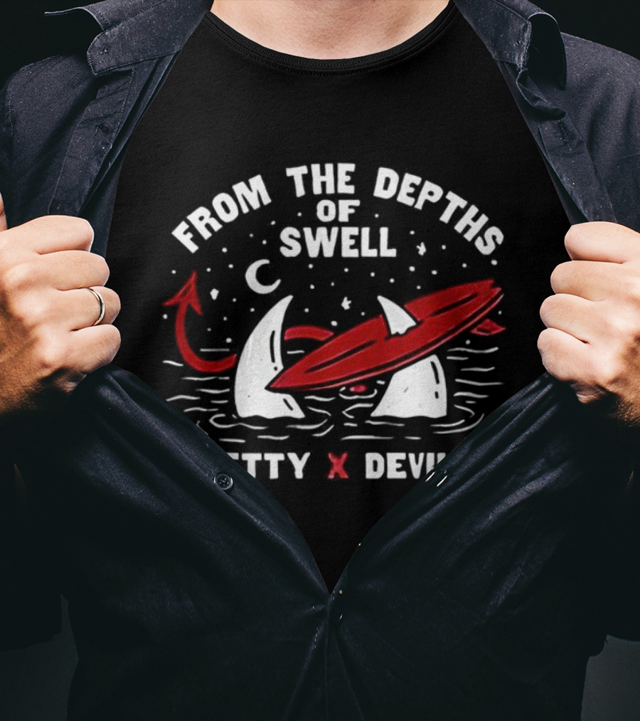 From The Depths Of Swell Jetty X Devils T-Shirt