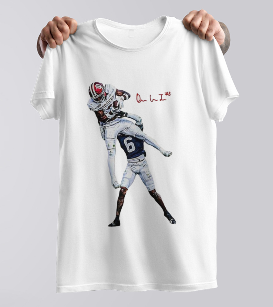 Omar Cooper Jr Indiana Hoosiers Football Catch Moment T-Shirt