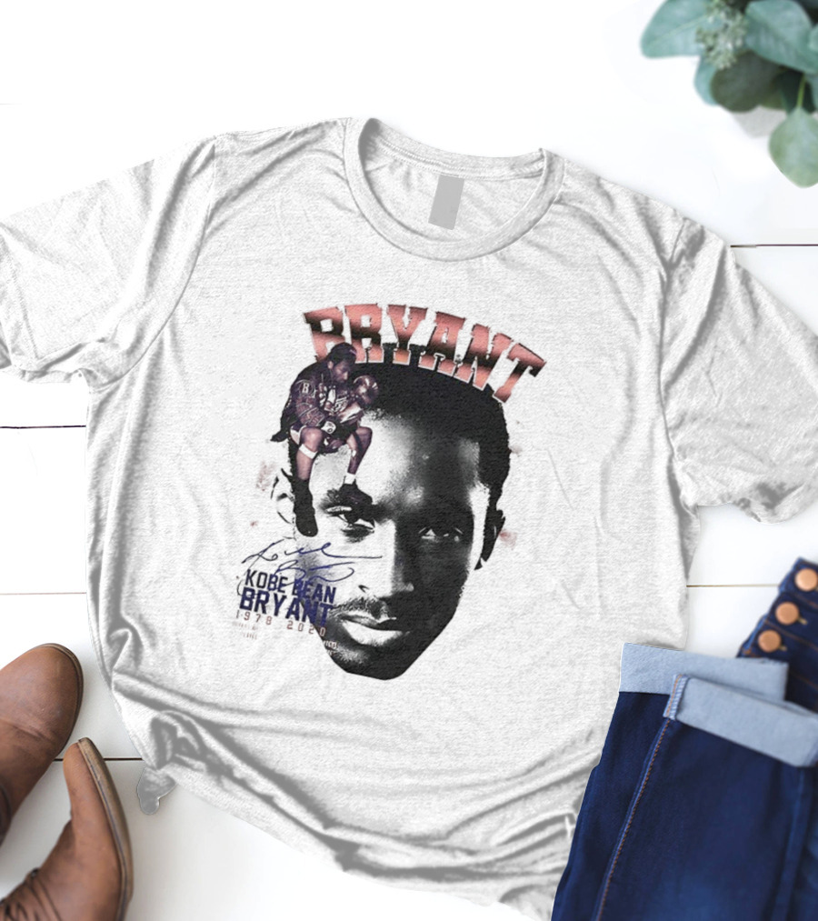 Kobe Bryant Los Angeles Lakers Basketball Vintage Tribute Bryant Signature Retro T-Shirt