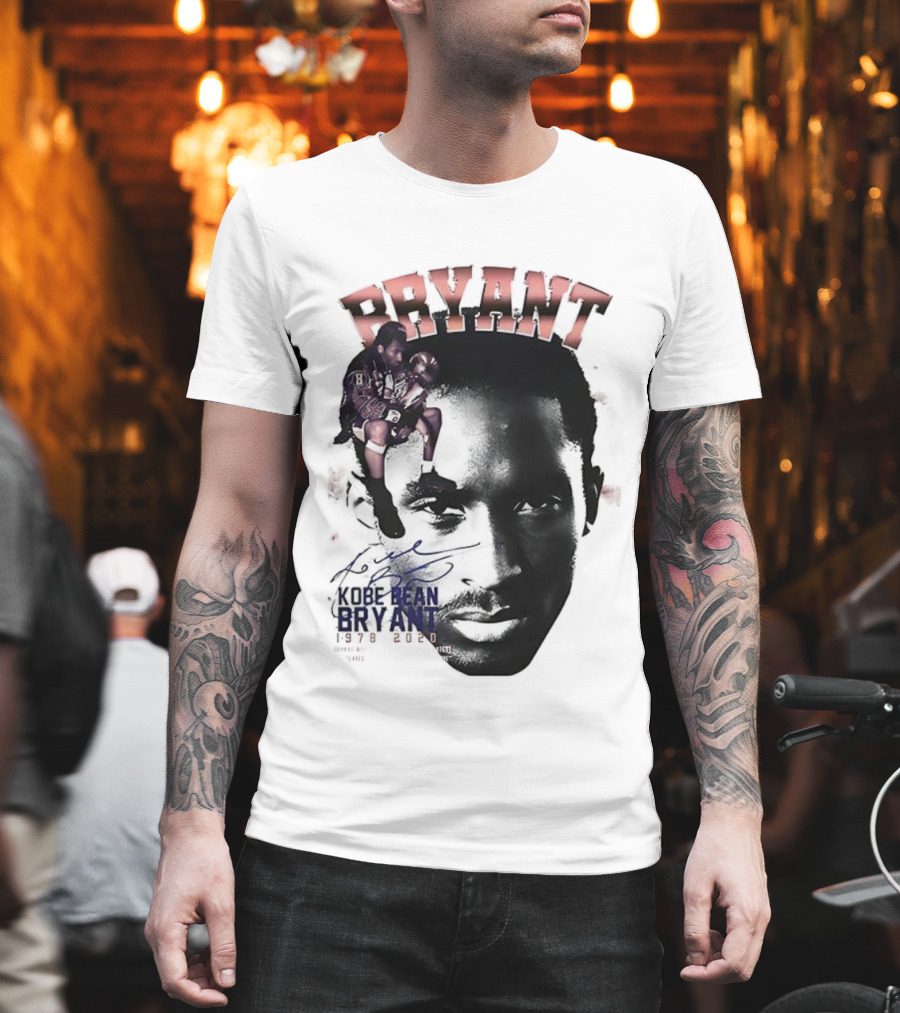 Kobe Bryant Los Angeles Lakers Basketball Vintage Tribute Bryant Signature Retro T-Shirt