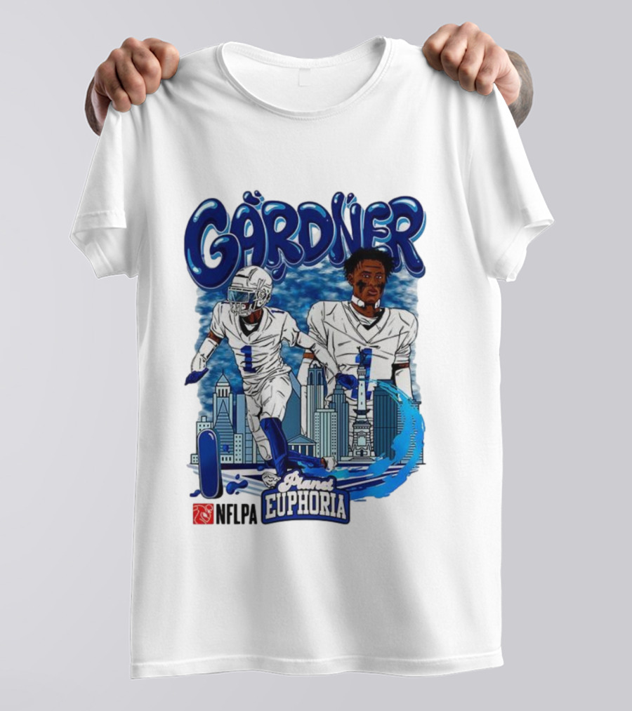 Gårdner Number 1 Primes Euphoria Football Skyline Cartoon T-Shirt