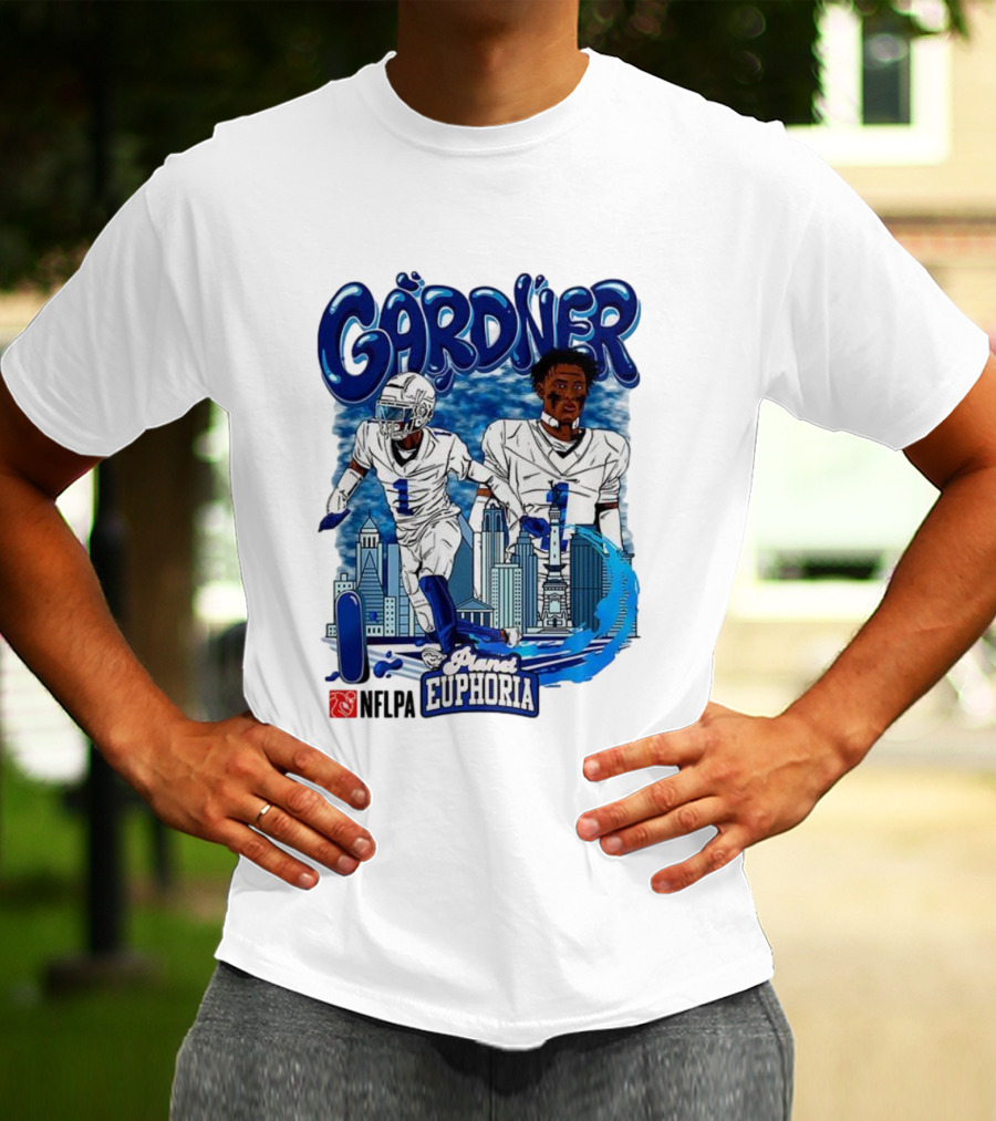 Gårdner Number 1 Primes Euphoria Football Skyline Cartoon T-Shirt