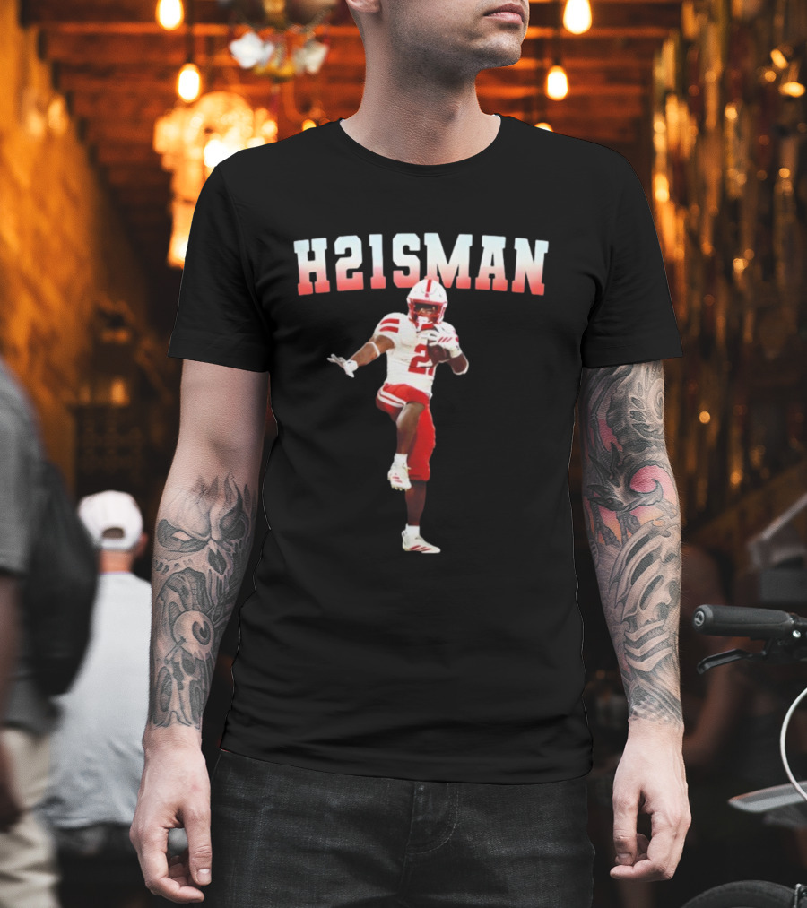 H21SMAN Emmett Johnson Football Celebration T-Shirt