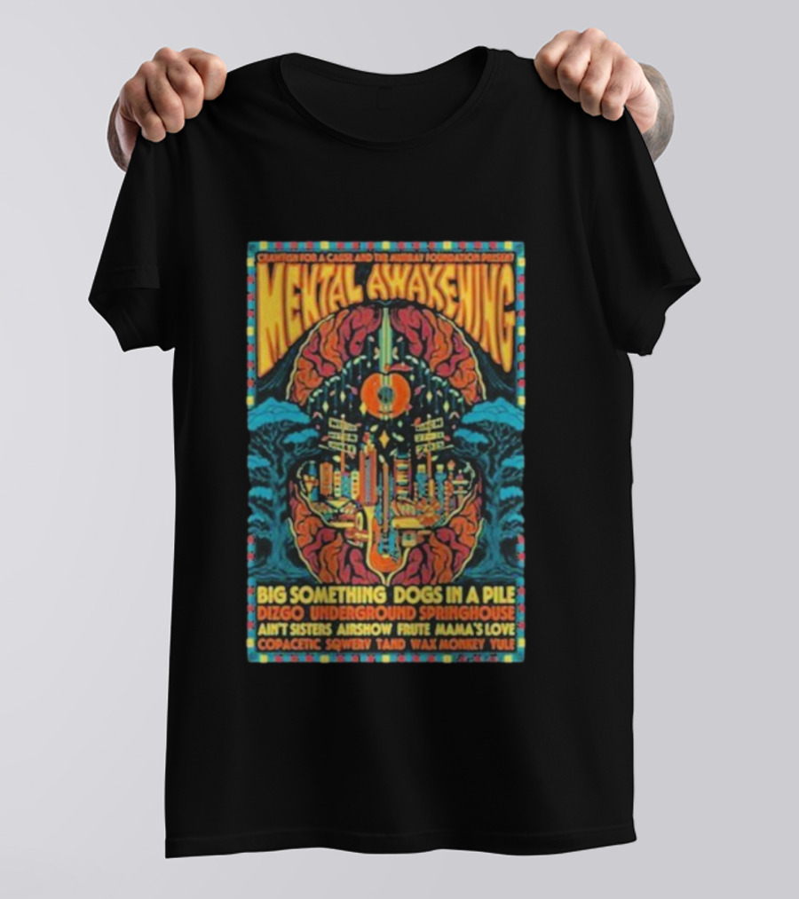Mental Awakening Atlanta 2026 Big Something Dogs In A Pile March 27-28 Festival T-Shirt