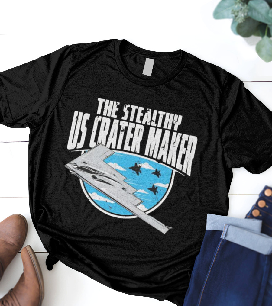 The Stealthy US Crater Maker Fighter Jets Sky Scene T-Shirt