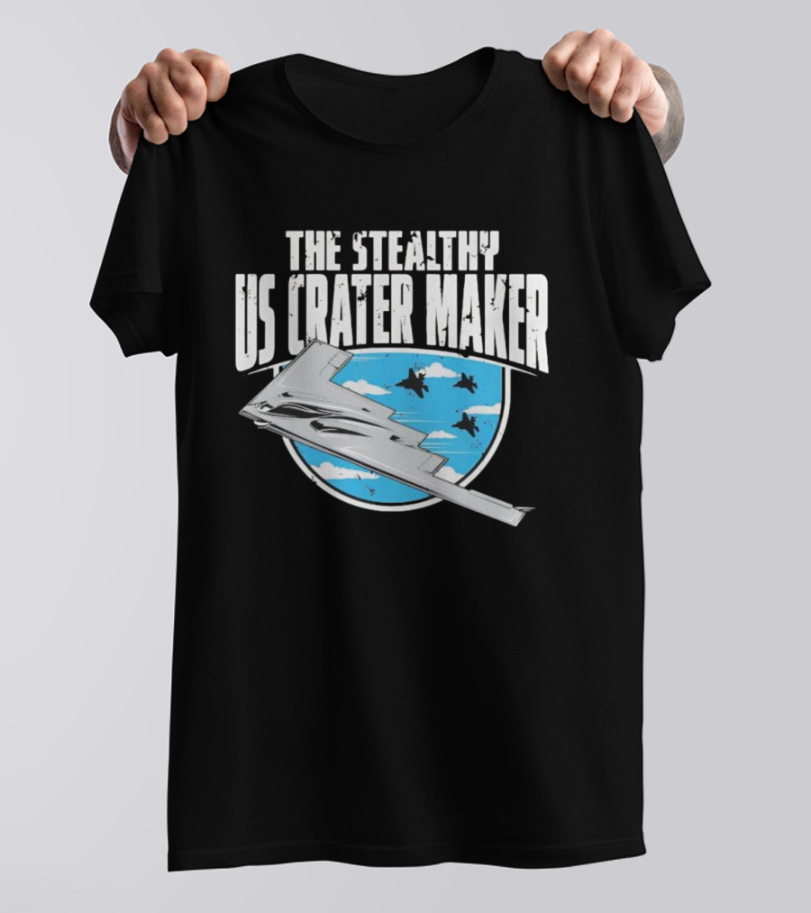 The Stealthy US Crater Maker Fighter Jets Sky Scene T-Shirt