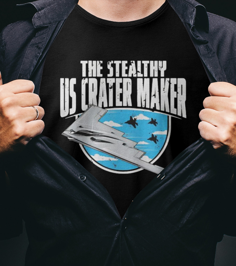 The Stealthy US Crater Maker Fighter Jets Sky Scene T-Shirt