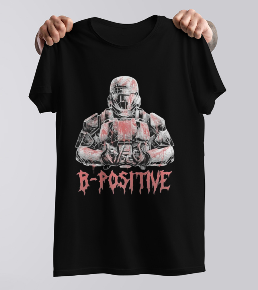 Halo Wars B Positive Spartan Armor Blood Theme T-Shirt